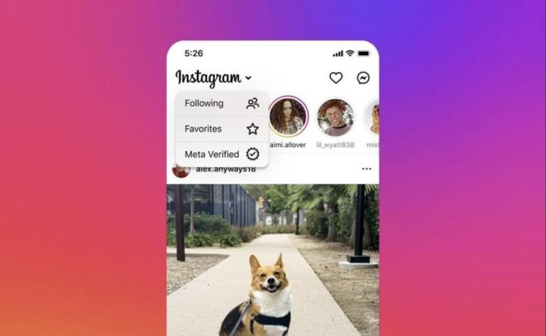 Instagram is testing a dedicated feed for posts from Meta Verified users