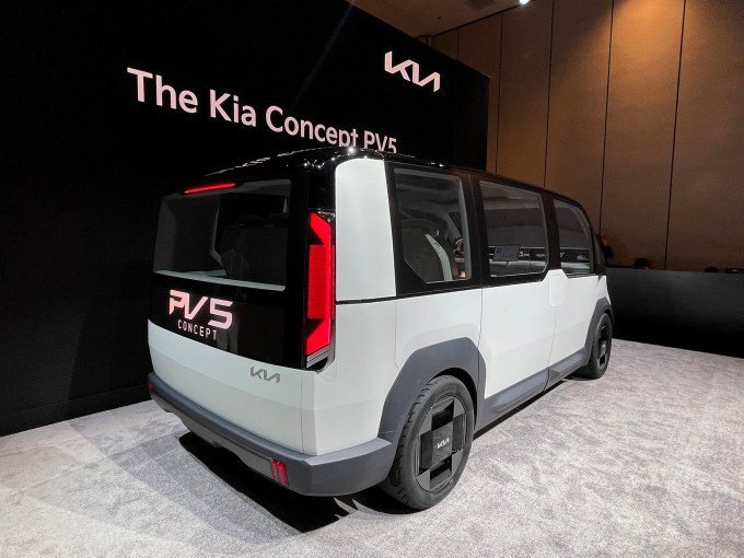 Kia PV5 electric concept at CES 2024