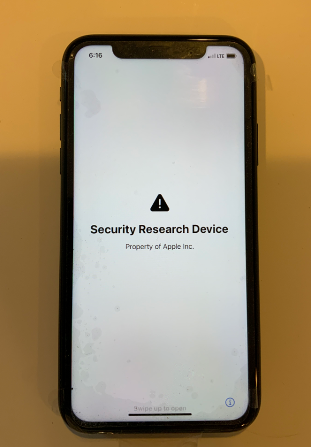 An iPhone Security Research Device.