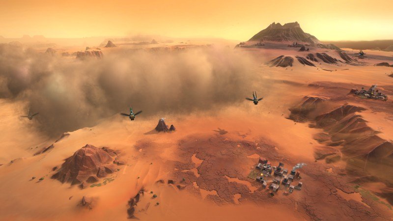 A sandstorm can wipe out your army in Dune Spice Wars.